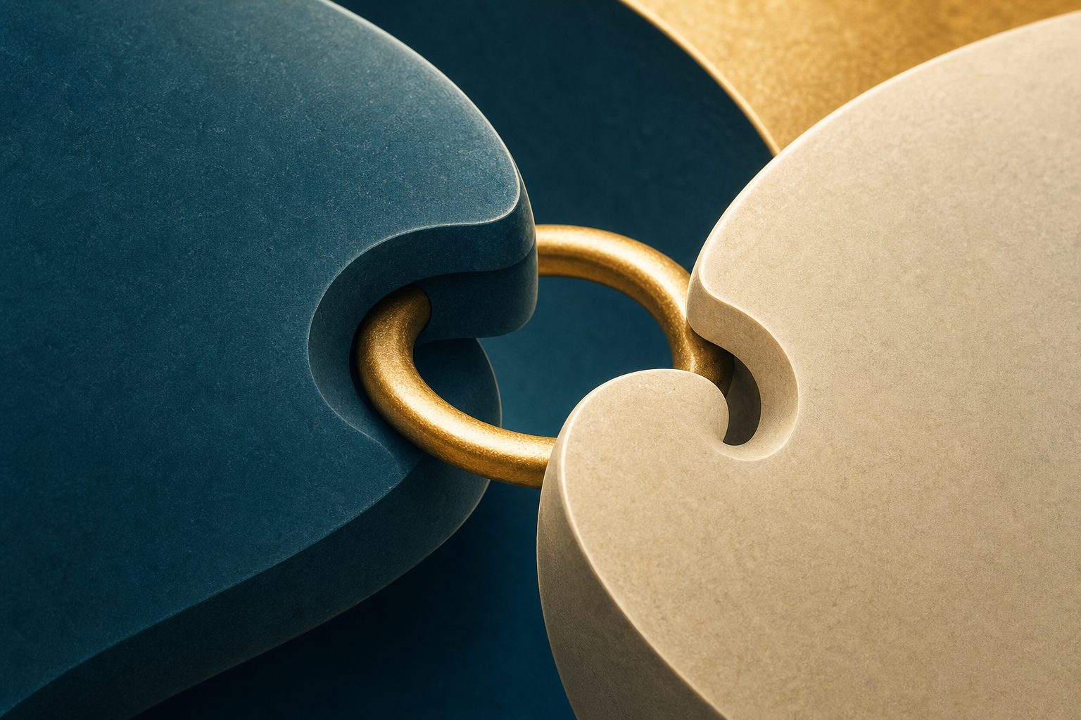 Illustration symbolique d'un partenariat financier